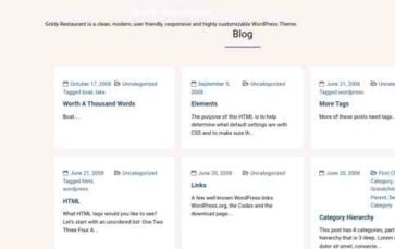 Goldy Restaurant (screenshot desktop)