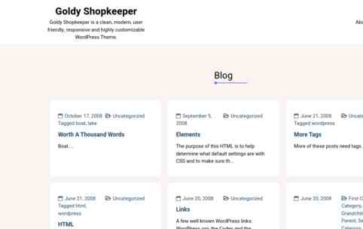 Goldy Shopkeeper (screenshot desktop)