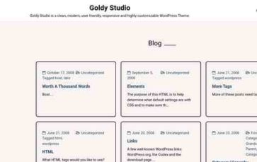 Goldy Studio (screenshot desktop)