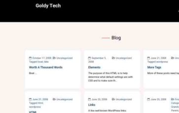 Goldy Tech (screenshot desktop)