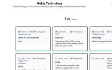 Goldy Technology (screenshot desktop)