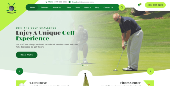 Golf Country Club (WordPress)
