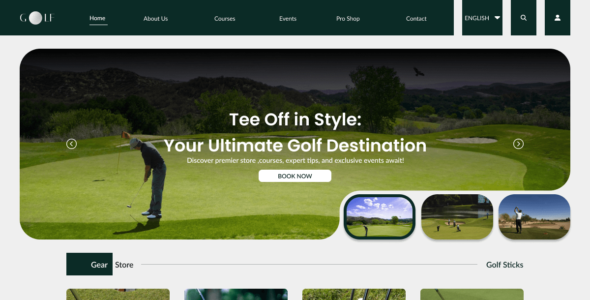 Golf Landscape (WordPress)