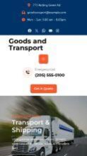 Goods and Transport (screenshot mobile)