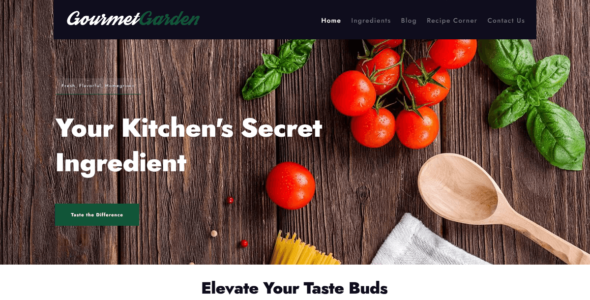 Gourmet Garden (WordPress)