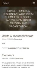 Grace (SiteChurch) - (screenshot mobile)