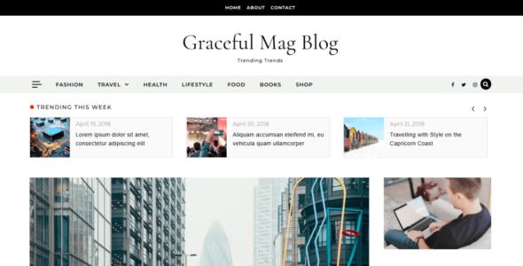 Graceful Mag Blog (WordPress)
