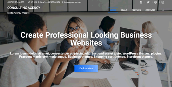 Gradient Business (WordPress)
