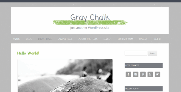 Gray Chalk (WordPress)