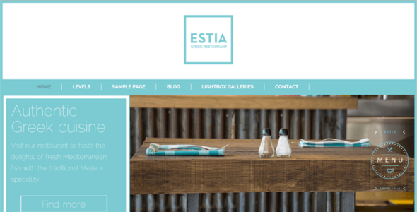 Greek Restaurant (WordPress)