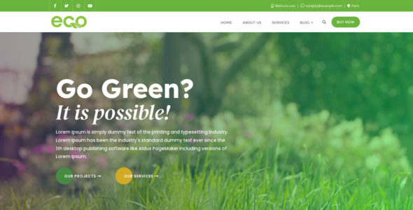Green Globe (WordPress)