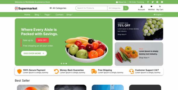 Green Grocer (WordPress)