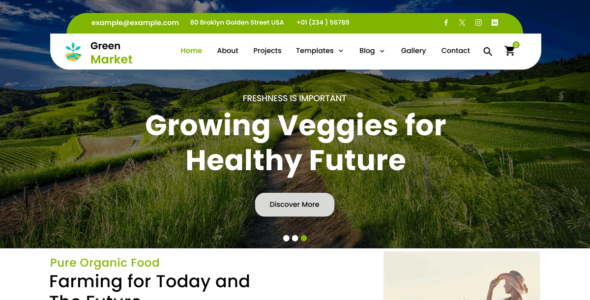 Green Market (WordPress)