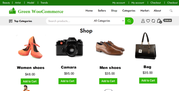 Green Store (WordPress)