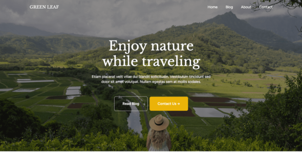 GreenLeaf Blog (WordPress)