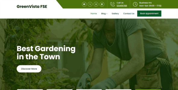 GreenVista FSE (WordPress)
