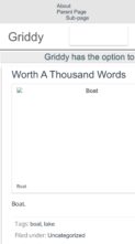 Griddy (screenshot mobile)
