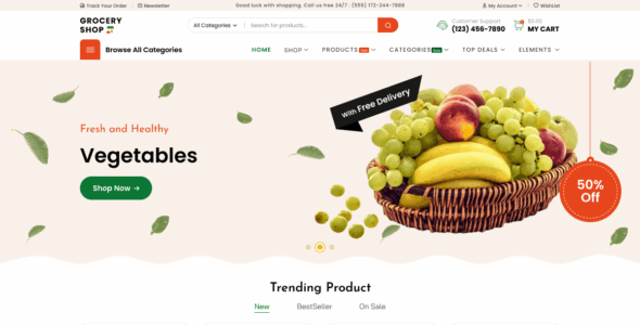 Grocery Marketplace (WordPress)