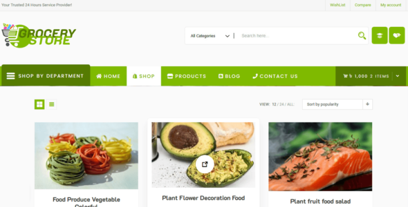 Grocery Store (WordPress)