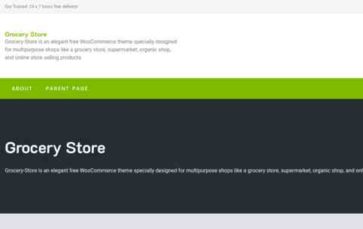 Grocery Store (aThemeArt) (screenshot desktop)