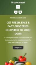 Grocerymart (Creta Themes) - (screenshot mobile)