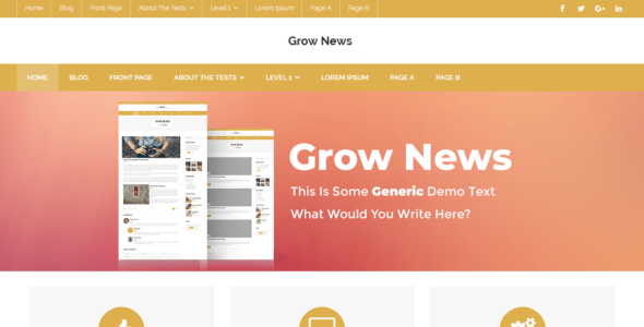 Grow News (WordPress)
