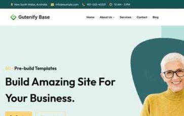 Gutenify Base (screenshot desktop)