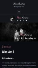 Gutenify Biography (screenshot mobile)