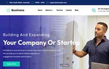 Gutenify Business (screenshot desktop)