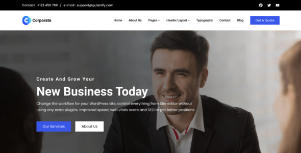 Gutenify Corporate (WordPress)