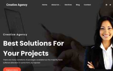 Gutenify Creative Agency (screenshot desktop)