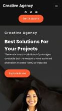 Gutenify Creative Agency (screenshot mobile)