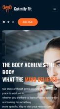 Gutenify Fit (screenshot mobile)