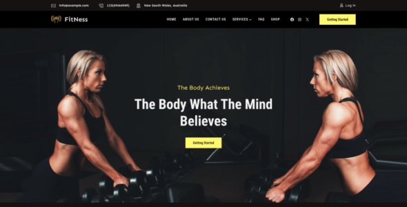 Gutenify Fitness Club (WordPress)
