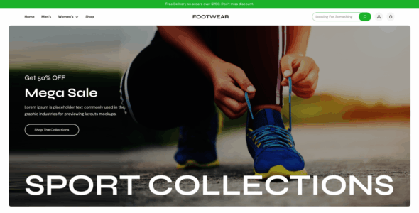 Gutenify Footwear Store (WordPress)