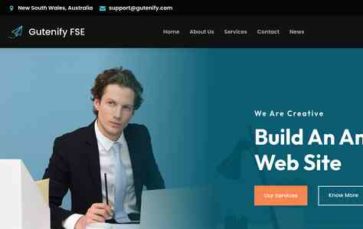 Gutenify FSE (screenshot desktop)