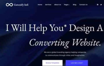 Gutenify Infi (screenshot desktop)