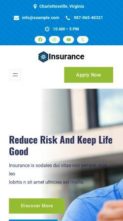 Gutenify Insurance (screenshot mobile)