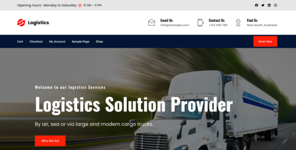 Gutenify Logistics (WordPress)