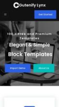 Gutenify Lynx (screenshot mobile)