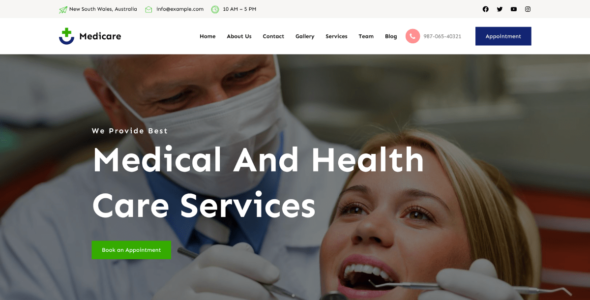 Gutenify Medicare (WordPress)