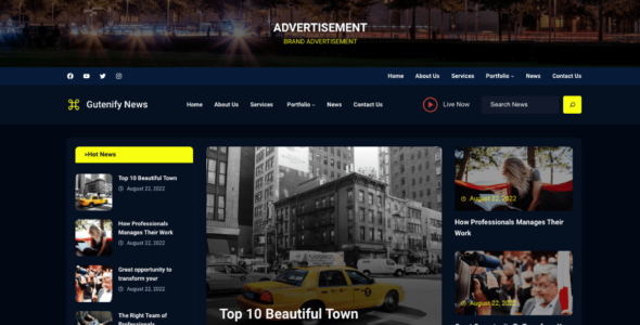 Gutenify News (WordPress)