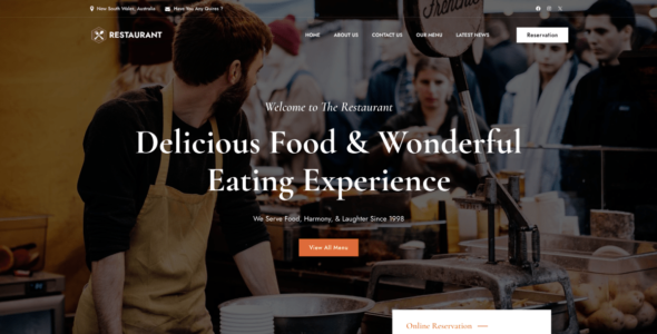 Gutenify Restaurant (WordPress)