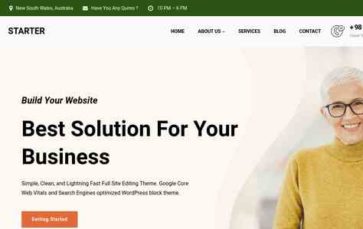 Gutenify Starter (screenshot desktop)