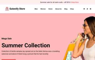 Gutenify Store (screenshot desktop)