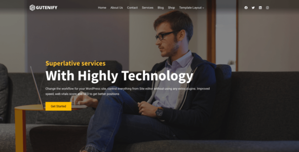 Gutenify Template Kit (WordPress)