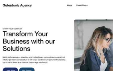 Gutentools Agency (screenshot desktop)