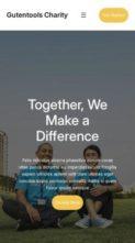 Gutentools Charity (screenshot mobile)