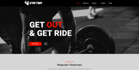 GYM TWP (WordPress)