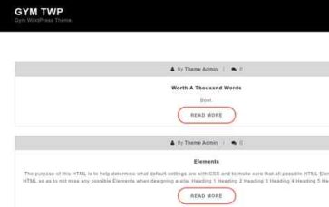 GYM TWP (screenshot desktop)